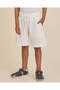 Boys White Shirt And Shorts Set - 4