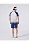 6Sm5013-Of Men's T-Shirt - Off-White/Navy Blue - 4