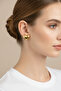 Women's Yellow Heart Earrings - Minimalist Brass Earring Pair - 2