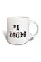 No 1 Mom Number One Mom Black Pink Floral Print Worlds Greatest Best Mothers Day Magic Transforming Mug