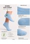 Women's Bamboo Booties Seamless Colored Socks 3-Pack - 4