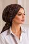 Coffee Green Patterned Buckle Hat