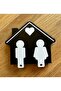 Household Wall-Mounted Key Holder - Dual Key Holder with Slot Design - 2