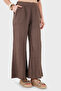 100% Linen Relaxed Fit Embroidered Trousers Pants 69912211 - 5