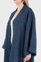 100% Linen Brode Embroidered Kimono Kimono 69912196 - 5