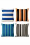 Modern Lines 3 Patterned 4-Piece Throw Pillow Cover Set - 3