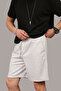 Men's Karmelange Pique Fabric Relaxed Fit Double Leg Pocket Bermuda Shorts - 3