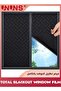 Blackout Window Privacy Film, 100% Light Sun Blocking Window Sticker, 45x200cm Frosted Glass Static Cling