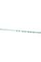 Wall Rail System with Seven Movable Hooks, 60 cm