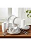 24-Piece Wheat Straw Dinner Set - Unbreakable & Reusable Plates Set Dinner, Includes 4x22.5cm, 4x20cm