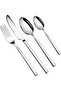 WUJO 24-Piece Stainless Steel Cutlery Set, Dinnerware/Tableware/Silverware Service for 6
