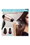 Mini Portable Hair Dryer 1200W Travel Friendly 2 Speed Settings Foldable Lightweight Gold - 6