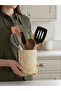 Marble Utensil Holder 6.5 Inch Travertine Utensils Set & Spatula Organizer for Kitchen Counter Décor - 4