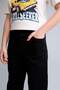 100% Cotton Regular Fit Gabardine Straight Leg Black Trousers for Boys G4614A826Sm - 4
