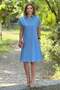 Light Blue Tencel 100% Cotton Dress