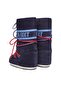 unisex snow boots Blue Navy F017 Mb Icon Suede Laces - 4