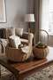 Rattan 1686 2-Piece Basket with Handles - Organizer Rattan Woven Basket