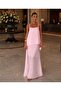 Women's Rope Strap Square Neck Layered Loose Flowy Lined Maxi Summer Dress - 2