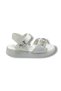 1809-26 Glittery Beaded Stone Anatomical Girls' Sandals 22-25 - 2