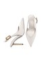 Women's Special High Heels Stylish Buckled Open Back Casual Pointed Toe Evening Dress Shoes 400 - 4