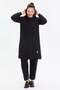 Basic Comfortable Fit Long Women's Tunic - 4