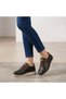Z130 Women's Comfortable Lightweight Women's Daily Genuine Leather Shoes with Rubber Laces