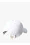 Women's Ck Logo Embroidered Adjustable Buckle White1 Hat - 3