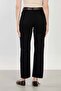 Women's J92 Belted Straight-Leg Jeans - Black - 5
