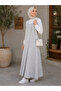 Women's Gray Melange 2 Thread Strap Adjustable Gilet Dress - 3