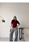 Premium Viscose Crew Neck Comfortable Fit Short Sleeve Flexible Summer Knitwear Blouse - 3