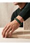 Green Agate Stone Leather Cord and Steel Bracelet 6mm Men's Gift 01803 - 4