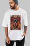For Dog Lovers 29 White Oversized T-Shirt with Front Dog Print 100% Cotton Unisex Dog Lover Premium Design - 7