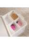 Building Blocks Storage Box with Tray Compartment 50.5x37x29.3 cm-White - 2