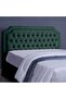 ANDROMEDA HEADBOARD CHANEL OLIVE GREEN L-150 : H-125 CM