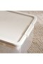 Building Blocks Storage Box with Tray Compartment 50.5x37x29.3 cm-White - 4