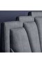 URANUS HEADBOARD CHANEL GREY L-160 : H-125 CM - 4