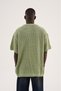 Men's Mchnst Badge Detailed Knitwear T-Shirt Water Green - 3