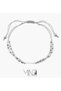 Square Stone Women's Bracelet, 925 Sterling Silver, Beaded Bracelet, with Czech Beads & Hematite, Handmade Adjustable Jewelry - 2