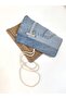 Light Blue Denim Roll-Up Brush Holder Pen Holder - 5