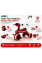 MRSX Kids Ride On Tricycle with Push Handle & LED Light - 4
