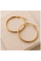 Women's Aurelıa Gold Color Hoop Earrings Elegant Stylish and Complementing Design - 5
