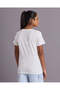 Senior Girls White Printed T-Shirt - 3
