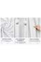 White Stripe Shower Curtain for Bathroom(180x200 cm), Hotel Quality Fabric - 7