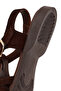Women's Brown Ankle Buckle Suede Leather Sandals 26Sfd351110 - 8