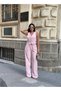 Women's Linen Suit Vest and Palazzo Pants - 4