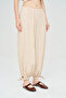 Women's Tie-Cuff Sequin Embroidered Shalwar Trousers - 2