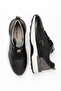 Men's Lace-Up Genuine Leather Sneaker with Suede Detail - 6
