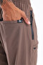 B-Stretch Fabric Zipper Pocket Straight Leg Men's Sports Sweatpants - 7