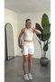 Women's White High Waist Jean Lycra Stretch Shorts – Basic Denim Shorts Daily Comfortable Fit Summer Denim Shorts - 4