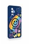 Poco F5 Pro Compatible Happing Smile Patterned Silicone Case - 3